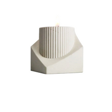 Load image into Gallery viewer, Pilarch White Tea Light Candle Holder