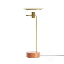 Load image into Gallery viewer, Lorraine Brass Metal Table Lamp
