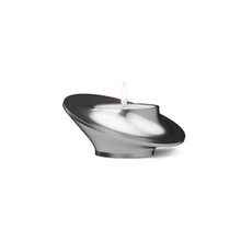 Load image into Gallery viewer, Planar Silver Metal Tea-light Candle Holder
