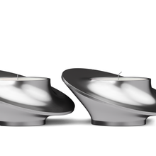 Load image into Gallery viewer, Planar Silver Metal Tea-light Candle Holder
